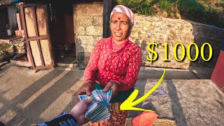 $1000 Gift for Struggling Family in Nepal🇳🇵