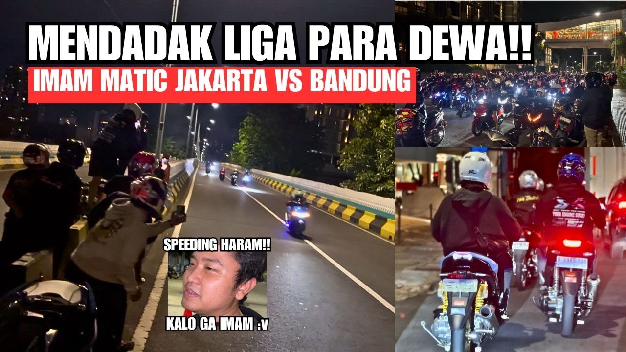 MATIC KENCANG JAKARTA VS BANDUNG - Trek antasari jakarta