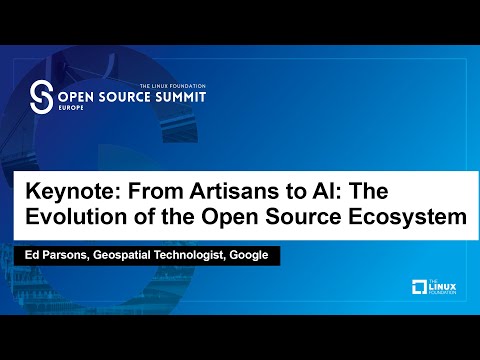 Keynote: From Artisans to AI: The Evolution of the Open Source Ecosystem - Ed Parsons, Google Episode cover