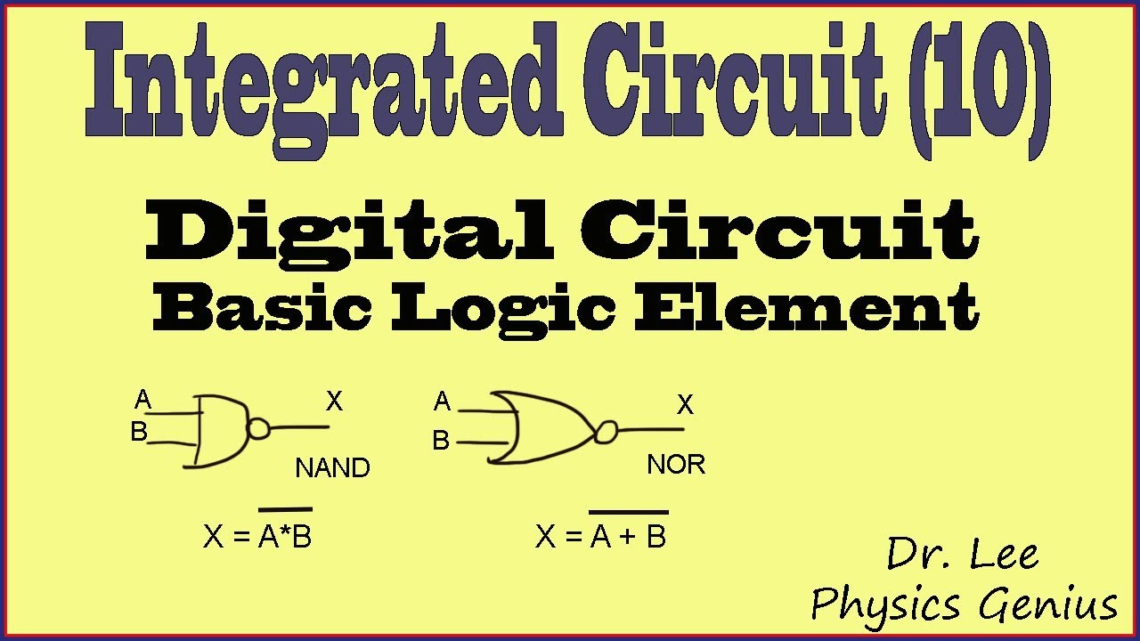 Integrated Circuit (10) Basic Logic Gate - YouTube