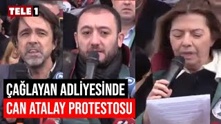 Avukatlar Ve Atalayın Arkadaşlarından Adliye Önünde Yargı Darbesi Eylemi