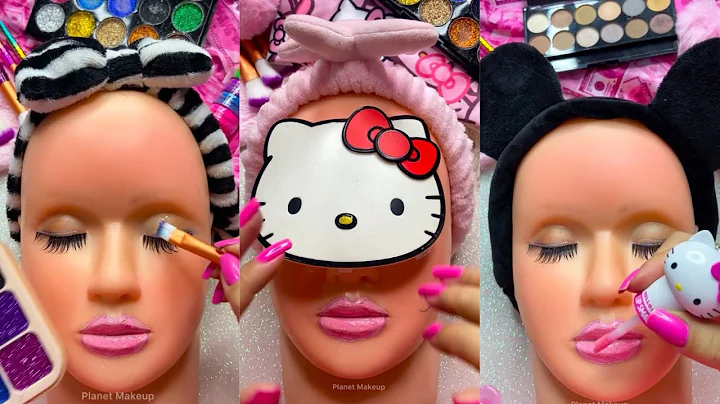 ASMR Satisfying with Unboxing & Review Mannequin Makeup Skincare Sounds Glow up Video Fast No talk ☆