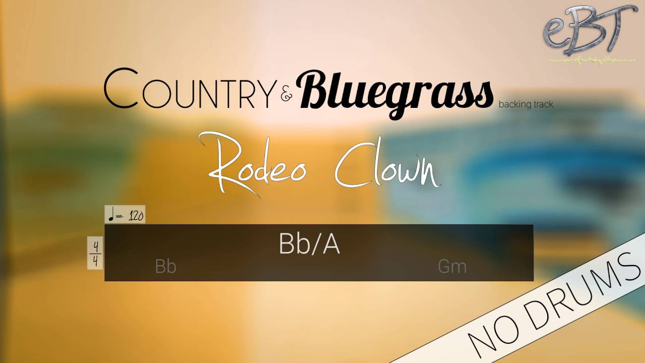 Country & Bluegrass Backing Track in Bb major 120 bpm [NO DRUMS] YouTube