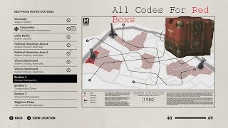 Wolfenstein YoungBlood : Brother 1 Area Concepts Red Boxs Codes Unlocked