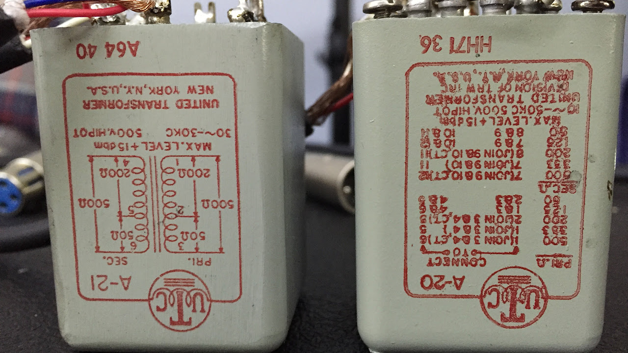 UTC Transformer Comparison - A-21 & A-20 - YouTube