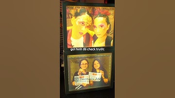 in 3D color lithophane dùng đèn gì và khung gì? #in3D #technixam #3Dprintign #colorlithophane