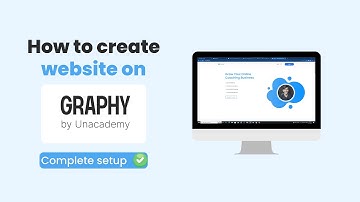 how to create website on graphy by unacademy | how to use graphy by unacademy @GraphyAcademy