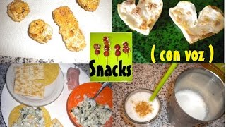 ✓ Snacks saludables para la escuela, trabajo o entre comidas |1ra PARTE CON EXPLICACIÓN HABLADA 2015