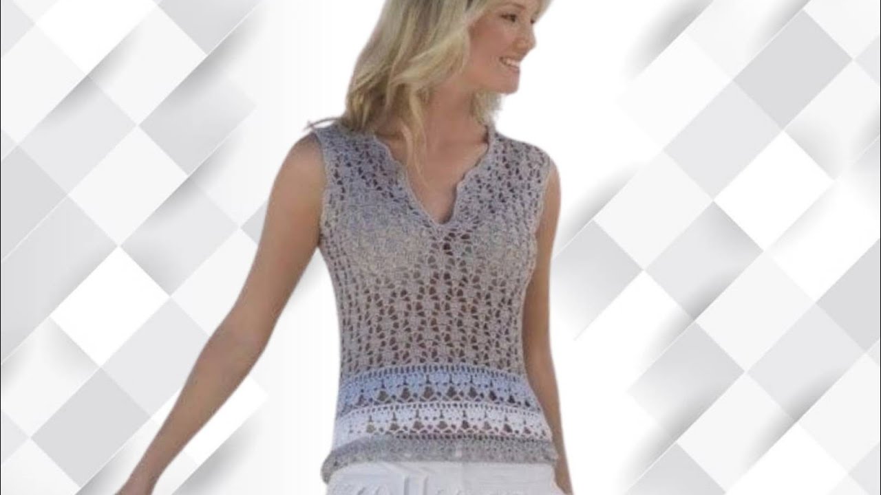 PONTO FANTASIA EM CROCHÊ DE 4 CARREIRAS 