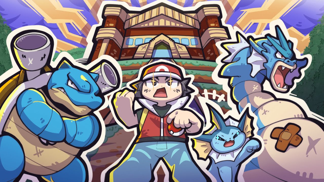 Can you beat Pokemon Fire Red with ONLY Water Type Pokemon? (Hardcore Nuzlocke)