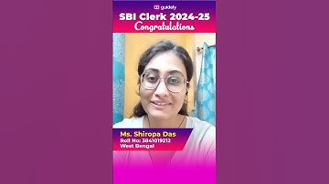 🎉 Shiropa Das Cracks SBI Clerk 2024-25 🏆| A Truly Inspiring Journey 💪 | Made Her Parents Proud 👏