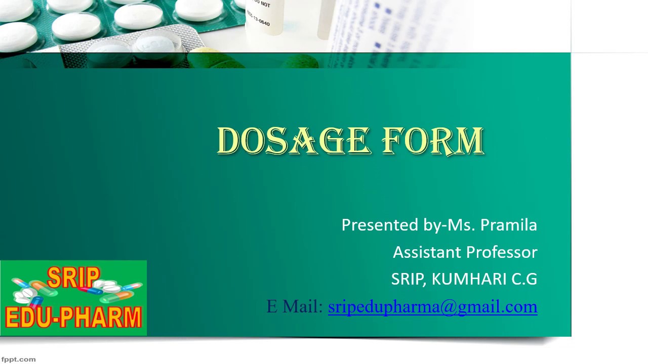 Dosage Forms