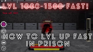 Project Baki 2 How to Lvl up in Prison FAST!!! 1000-1500 in 2 hours!! OR LESS!!