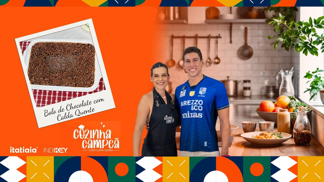 COZINHA CAMPEÃ com CLARA SENRA — DUDU MORAES | Receita de BOLO DE CHOCOLATE COM CALDA QUENTE