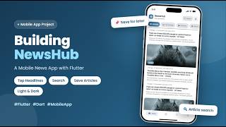 Full NewsHub | App News Flutter with Fitur Search, Bookmark, and Dark Mode Update