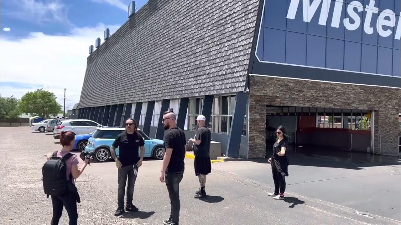 Lacuna Coil photo shoot 5.17.23 A1 car wash Mister Abq Nm Breaking Bad