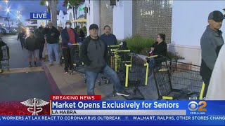 Northgate Market In La Habra Holds Senior Shopping Hour