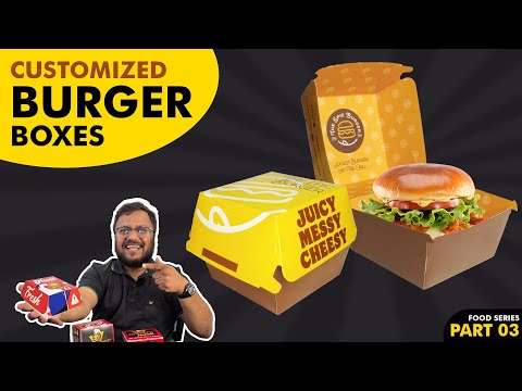 Custom Burger Box Clamshell Burger Box burgerbox foodpackaging