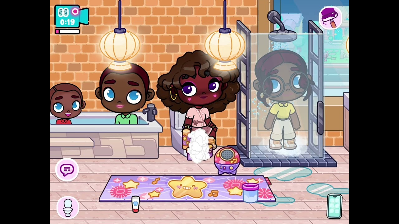 GOO GOO GAGA’S BATHROOM PARTY WITH GAGA BABY  (Goo Goo Colors in Avatar World)