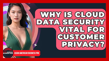 Why Is Cloud Data Security Vital For Customer Privacy? - Asian American Business Pros