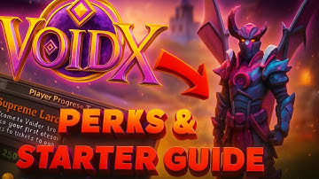 VoidX RSPS WHAT ARE THESE PERKS AND HOW DO I START? | STARTER & PERK GUIDE | CUSTOM RSPS | GIVEAWAY!