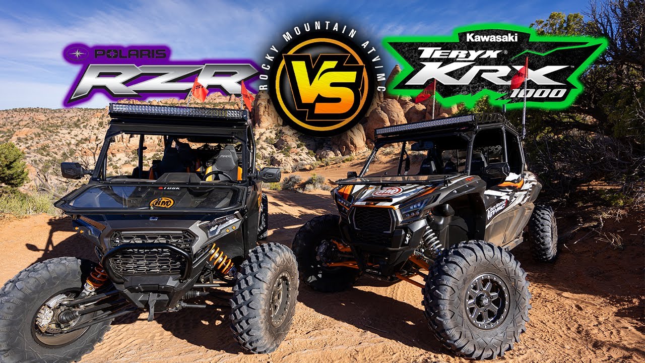 Polaris RZR XP 4 1000 против Kawasaki KRX 4 1000