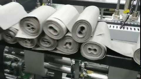 garbage bag on roll automatic star sealing trash bag coreless HSWX-300X2 rubbish bag making machine