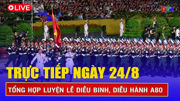 🔴TRỰC TIẾP: Hợp luyện diễu binh, diễu hành A80 ngày 24/8 | Kỷ niệm 80 năm quốc khánh ngày 2/9/2025