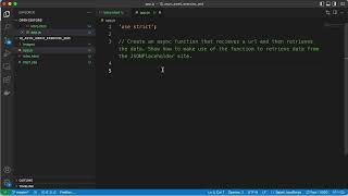 JavaScript Critical Parts 1013 Exercise Start async await