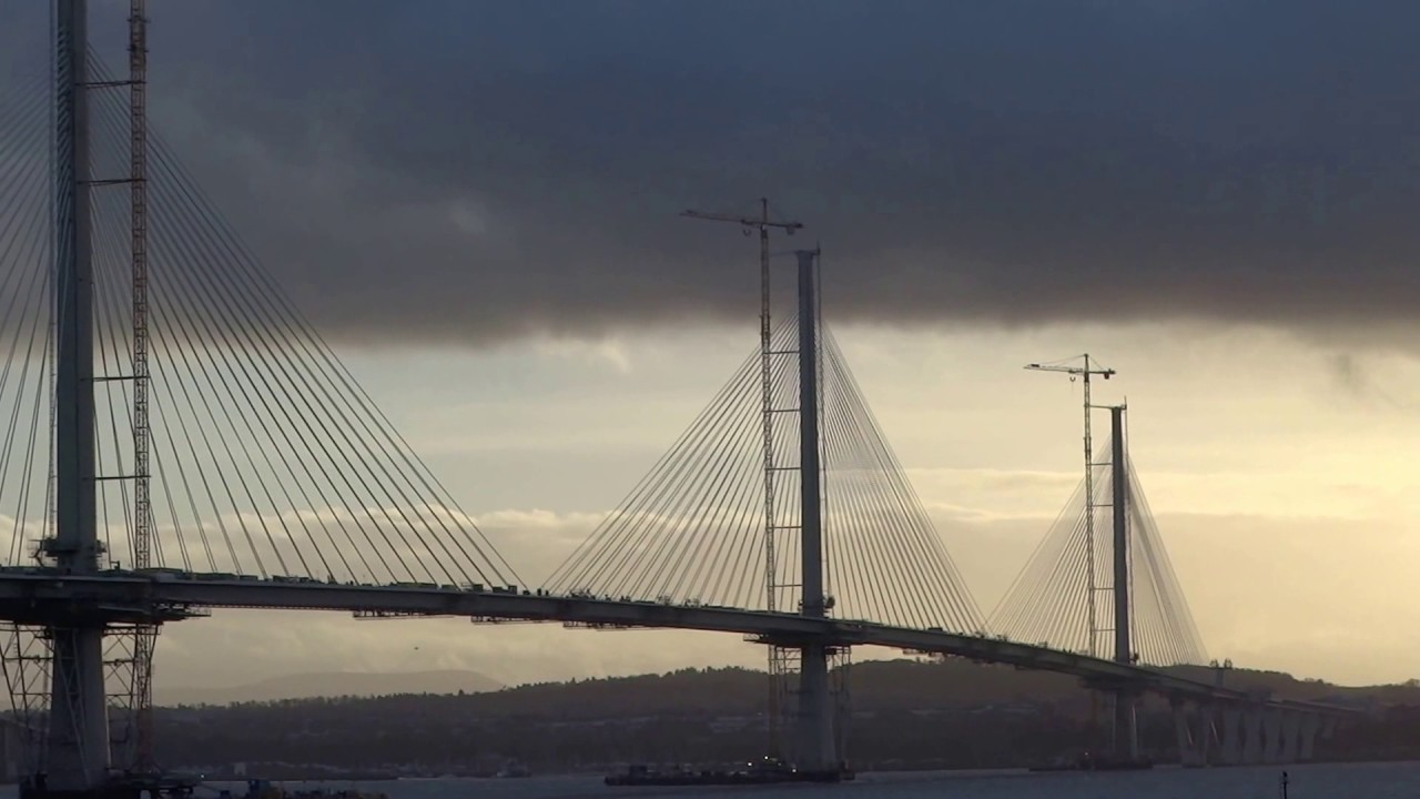 Christmas Eve Queensferry Crossing Firth Of Forth Scotland YouTube