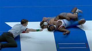 174lbs Matt Finesilver (Duke) tech fall Zachary Phillips (Presbyterian)