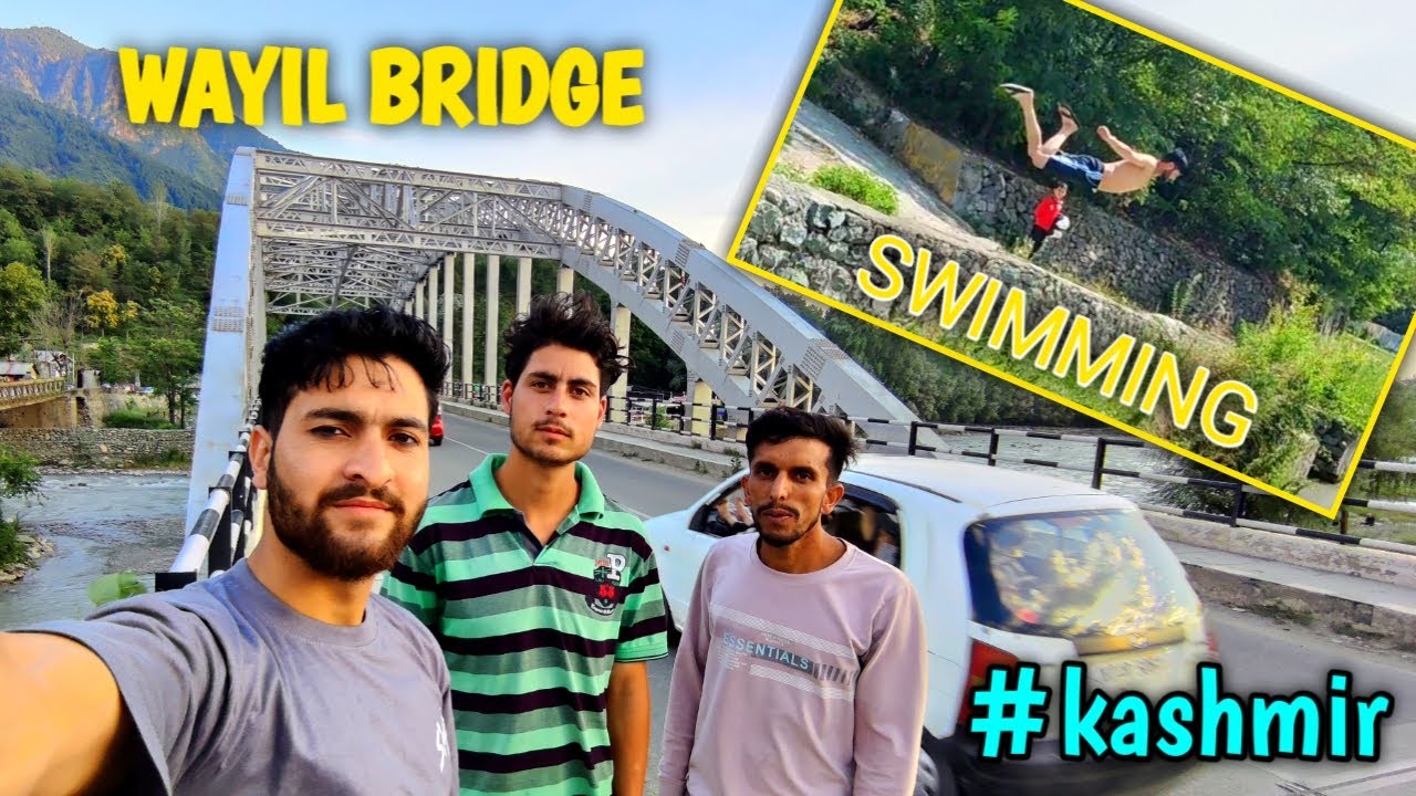 Swimming in Kashmir | Wayil Bridge Ganderbal | kashmir vlog 2025 ...