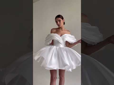 Красивое свадебное платье на регистрацию #свадебныеплатья #свадьба #свадебныйсалонмосква #свадебный