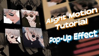 Pop-up effect | Alight Motion Tutorial