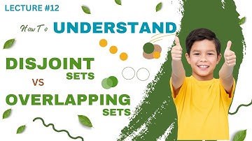 Disjoint vs Overlapping Sets | How to REMEMBER | Elementary Math