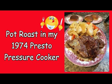 Pot Roast in my 1974 Presto Pressure Cooker