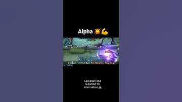 Alpha smart play 😎 against Yu Zhong | How to counter Yu Zhong | Mobile legends | A_T Gaming #mlbb