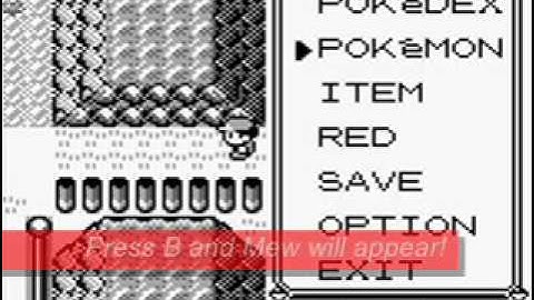 Pokemon Red/Blue - Mew Glitch