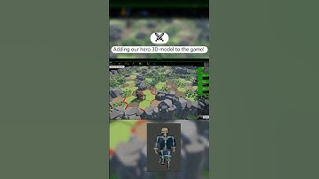 Adding our hero 3D model into our strategy game! #indiegamedev  #turnbasedstrategy #gamedev