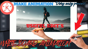 How to make white Board Animation in kinemaster| kinemaster tutorial|