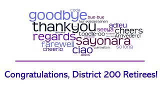 Congratulations, 2020 Retirees!