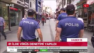 Türki̇ye Geneli̇nde Koronavi̇rüs Deneti̇mleri̇ Gerçekleşti̇ri̇li̇yor