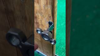 Simple idea with automatic gate latch lock # mechanism lock # DIY # sliding gate # New style