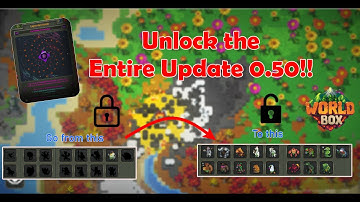 How to UNLOCK EVERYTHING in WorldBox 0.50! 🔓 (Secret Tutorial)