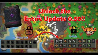 How To Unlock Everything In Worldbox 0.50 Secret Tutorial