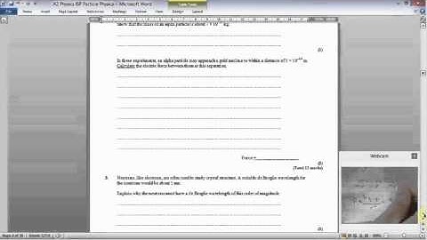 EDEXCEL Physics Unit 4 Particles Physics ISP TASK 1 - Rutherford Scattering