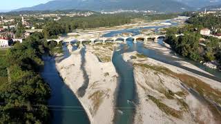 Amazing Drone 4K Footage Hubsan Zino - Il Piave A Vidor
