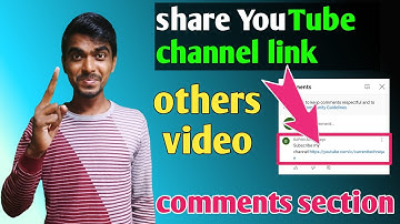 others video me upna channel link kaise dale | How to copy youtube channel link | share youtube link