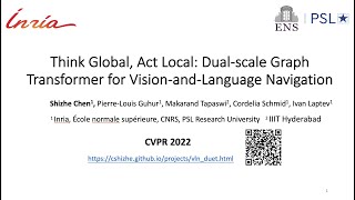 [CVPR 2022] Think Global, Act Local: Dual-scale Graph Transformer for Vision-and-Language Navigation Profile