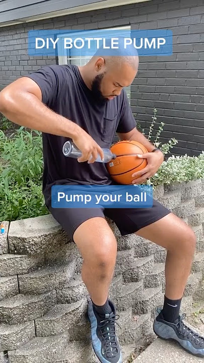 DIY Ball Pump made out of a water bottle 🧠💡🔥 #MotivatedByMylan